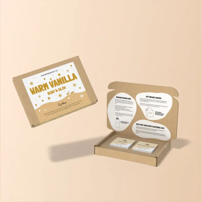 Hoofdbeeld Giftbox Warm Vanilla Body & Glow - ShampooBars